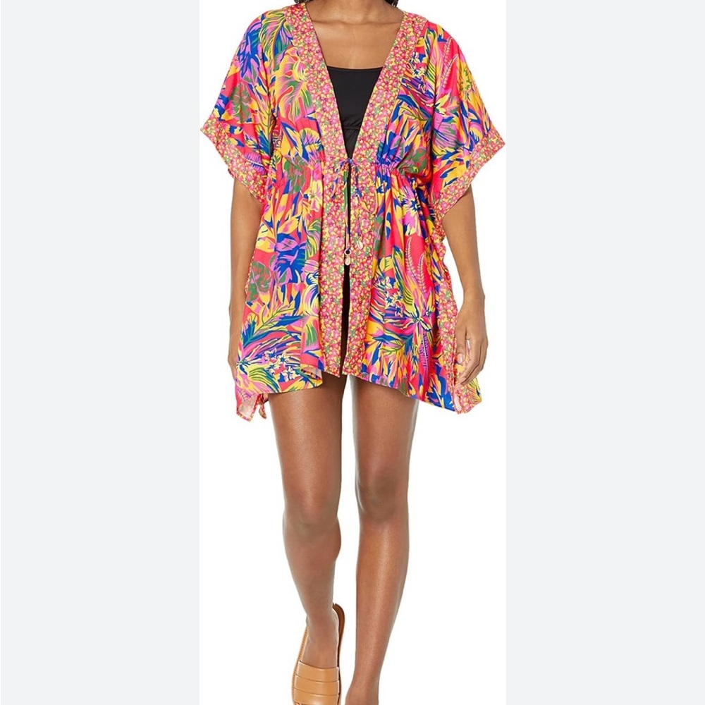 Maaji Pastel Floral Kimono Coverup